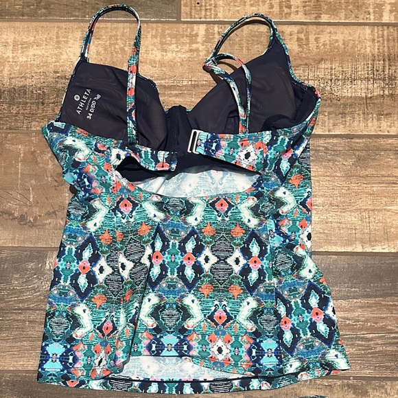 Athleta Multicolor Patterned Tankini Set - Picture 2 of 8